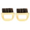 Angoily 2pcs Beard Styling Comb Portable Beard Brush Multi-use Comb for Men Broken Hair Removal Bristle for Styling view 1