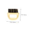 Angoily 2pcs Beard Styling Comb Portable Beard Brush Multi-use Comb for Men Broken Hair Removal Bristle for Styling view 4