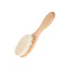 Mipcase Dense Wool Beard Brush Curved Natural Handle for Men for Beard Grooming and Bathing Soft Cleaning Brush for Household and Barber Shop Use view 1