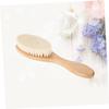 Mipcase Dense Wool Beard Brush Curved Natural Handle for Men for Beard Grooming and Bathing Soft Cleaning Brush for Household and Barber Shop Use view 3