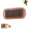 Angoily Curved Beard Cleaning Brush Beech Handle Beard Care Accessory for Men and Shine for Grooming and Styling Facial Hair view 3