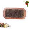 Angoily Curved Beard Cleaning Brush Beech Handle Beard Care Accessory for Men and Shine for Grooming and Styling Facial Hair view 4