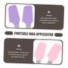 DOITOOL 4pcs Silicone Wax Scraping Spatulas Curved Waxing Applicator Sticks for Hand Foot Body Hair Removal Professional Beauty Tools for Home and Salon Use view 3