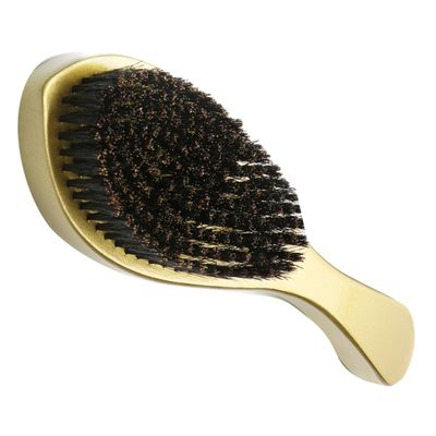 Angoily Men's Beard Brush Wooden Handle Beard Care Tool Grooming Cleaning Brush Accessory Random Color