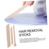 Angoily 150pcs Wooden Hair Remover Stick for Face Body Hair Removal Wax Strips Applicator Removal Wax Strips Smooth Experience view 4