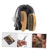 Angoily Men's Beard Care Kit Beard Scissors Comb Brush Storage Bag Quality Material Stylish Design view 2