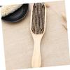 Beavorty 3pcs Beard Grooming Brush Handle Cleaning Facial Care for Men Barber Supply view 2