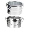 Angoily Wax Warmer Replacement Pot Wax Melting Machine Inner Pan 2pcs 105mm Aluminum Metal Container for Salon Hair Removal view 1