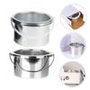 Angoily Wax Warmer Replacement Pot Wax Melting Machine Inner Pan 2pcs 105mm Aluminum Metal Container for Salon Hair Removal view 3