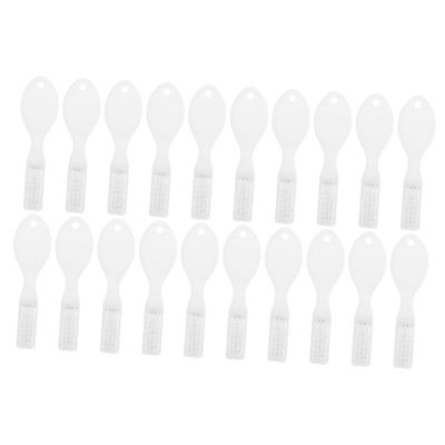 FOMIYES 20pcs Mini Toothbrushes Small Short Handle Portable Prison Toothbrushes Soft Bristle Anti-self- Cleaning Tools for Inmates and Mental Health Facilities