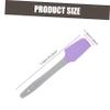 Mipcase Silicone Wax Spatula Set 4pcs Portable Wax Applicator Tools Curved Cream Applicators for Hand Foot and Body Care, Includes 2 Purple and 2 Pink Waxing Sticks for Women view 2