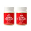 Bio-Health B-Complex Duo Food Supplement for Clear Eyes, Healthy Looking Skin and Hair, Supports Mental Performance and Overall Nervous System, Suitable for Vegetarians and Vegans 2 x 60 Capsules view 1