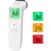 No-Touch Forehead Thermometer for Adults, Infrared Digital Thermometers for Kids, Touchless Baby Thermometer, Accurate Reading with LCD Display, Mute Mode, Memory Recall, Fever Alarm view 1
