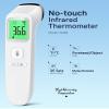 No-Touch Forehead Thermometer for Adults, Infrared Digital Thermometers for Kids, Touchless Baby Thermometer, Accurate Reading with LCD Display, Mute Mode, Memory Recall, Fever Alarm view 2