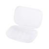 Alipis 2pcs Double Buckle Soap Box Portable Soap Holder for Bathroom Household Use Made of Material view 1