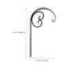 BESPORTBLE Iron Garden Hook Wall-Mounted Flower Pot Holder Outdoor Bracket for Balcony Rack view 2