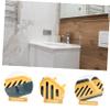 IMIKEYA Wall-mounted Soap Dishes Adhesive Soap Holder for Shower Material Bathroom Kitchen view 3