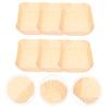 ABOOFAN 50pcs Air Fryer Paper Pad Baking Paper Liners for Air Fryers Trays Oil Absorbing Heat Resistant French Fries view 3