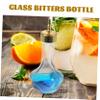 OUNONA Glass Bitters Bottle with Gold Lid 30ml Cocktail Bartender Bitters Dispenser for Wine and Cocktail Mixing for Home Bar and Drink Preparation view 3