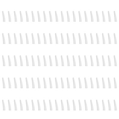 Didiseaon 200pcs Silicone Tweezers Non-Slip Tip Covers Elbow Clip Protective Cover Set for Eyelash Extension and Precision Beauty Tools