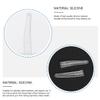 Didiseaon 200pcs Silicone Tweezers Non-Slip Tip Covers Elbow Clip Protective Cover Set for Eyelash Extension and Precision Beauty Tools view 2