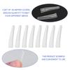 Didiseaon 200pcs Silicone Tweezers Non-Slip Tip Covers Elbow Clip Protective Cover Set for Eyelash Extension and Precision Beauty Tools view 3
