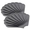 IMIKEYA 2pcs Ergonomic Silicone Soap Dish Holder Quick-draining Space-saving for Bathroom view 1