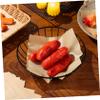 OUNONA 500 Sheets Catering Party Supplies Grease-Proof Baking Paper Oil Separation Food Plate Papers for Fried Food 18x18cm view 4