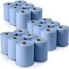 Protectafile Trade Centrefeed Blue Roll - 2 Ply Embossed Blue Paper Towel Roll (18) view 1