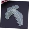 DOITOOL 3pcs Jade Hair Combs for Scalp Massaging and Circulation Relief Smooth Edges for Comfortable Use Elegant Appearance Sky view 2
