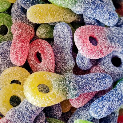 Taos Fizzy Dummy Tongue Painting Vegan Gummy Pick & Mix Sweets Kingsway 500g