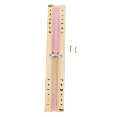 ABOOFAN Wooden Sauna Room Hourglass Timer 15-minute Sand Timer for Steam Room Reminding