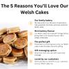 Authentic Mini Welsh Cakes - 40 Artisan Delights with Rich Butter Flavour, Freshly Delivered for an Authentic Taste of Wales - The Perfect Welsh Gift view 2