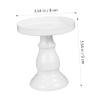 ABOOFAN Cake Stand Wear-resistant Cake Tray Decorative Dessert Stand for Party and Wedding Desktop Display view 2