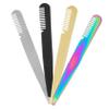 Didiseaon Stainless Steel 4Pcs Eyebrow Set Ergonomic Grip Facial Hair Removal for Women and Men Lightweight and Travel Friendly view 1