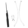 Gatuida Flat Tooth Universal Glasses Arm Replacement Legs for Eyeglasses and Sunglasses, Sturdy Eyewear Temples Repair Accessories for Glasses Frame Maintenance view 1