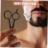 Mipcase Men's Beard Shears Kit with Stainless Steel Anti-Rust Scissors and Small Comb 4 Pcs Set for Clean Cut Grooming at Home Or Barber Shops with Storage Pouch view 4
