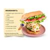 Swedish Food Bundle which includes Kalles Kaviar Original Swedish Fish Creamed Smoke Cod Roe Spread good either in Sandwiches with Chesse or Slices of Boiled Eggs 3x190g & Donny & Dev Recipe Cards view 2