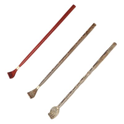 PartyKindom 3pcs Wooden Scratcher Back Scratching Tool Claw Scratcher for Elderly Practical Back Massager Itch Scratch Tool for Pain Relief