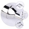 PRETYZOOM 2pcs Stainless Steel Sausage Stuffer Funnel Tubes Household Meat Filling Tool Manual Sausage Making Set Big and Small Sizes for Home Cooking view 4