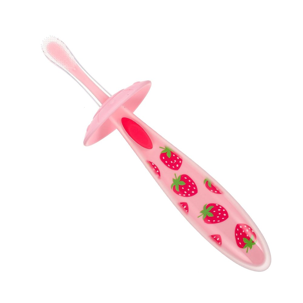 Gatuida Convenient Silicone Toothbrush Boy Girl Toothbrush Extra Soft for Months