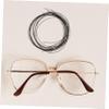 Gatuida Glasses Repair Thread Eyeglass Retainer for Women Half-Rim Glasses Thread Eyeglass Repair String Compact and Lightweight Black view 4