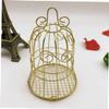 VILLCASE 6pcs European Hollow Out Bell Shape Wedding Favor Boxes Iron Treat Boxes for Party Supplies for Packaging Candy Crafts Chocolates Elegant Design view 3