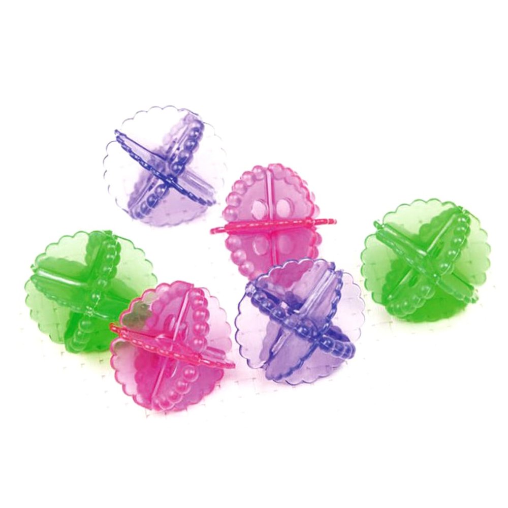 Gatuida Reusable Laundry Spheres 4pcs for Tumble Dryer and Washing Machine Anti-Wrinkle Fabric Softener Alternative for Efficient Laundry Care Random Color