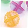 Gatuida Reusable Laundry Spheres 4pcs for Tumble Dryer and Washing Machine Anti-Wrinkle Fabric Softener Alternative for Efficient Laundry Care Random Color view 3