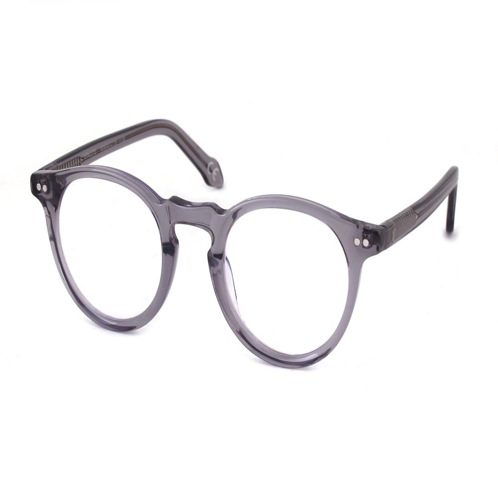 Vitallite 507 Reading glasses with anti-reflective and anti-blue light lenses, Shiny transparent grey, +3.00, Unisex