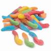 Warheads Lil' Worms (99g) | 5 Fruity Flavors - Lemon, Orange, Green Apple, Black Cherry & Blue Raspberry | Lil' in Size. Huge on Flavor! | American Treats by Swiss+ view 2