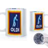 Hairyworm Aldi Inspired Funny Oldi Mug and Belgian Milk Chocolate/Hot Chocolate Stirrer Marshmallow Gift Set, (11oz) Thank You, Love You, Happy Birthday Mug Dad Mug, Father's Day Mug view 2