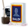 Hairyworm Aldi Inspired Funny Baldi Mug and Belgian Milk Chocolate/Hot Chocolate Stirrer Marshmallow Gift Set, (11oz) Thank You, Love You, Happy Birthday Mug Dad Mug, Father's Day Mug view 1