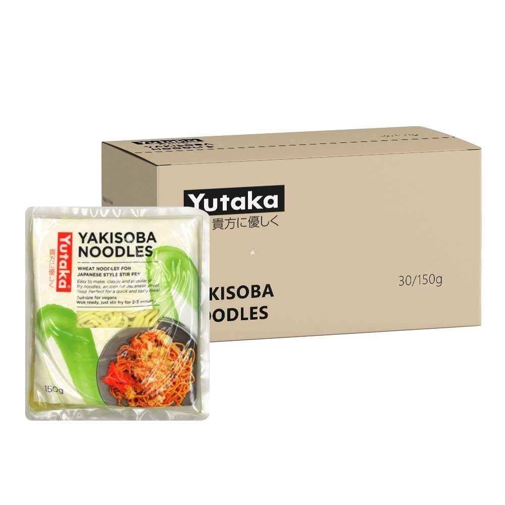 Yutaka Yakisoba Wheat Noodle for Japanese style Stir Fried 150g (Pack of 30)